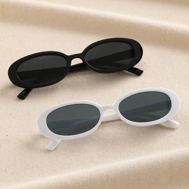 2pcs de Lunettes Vintage Unisexe UV400Tendances et durables, idéales pour les voyages et les cadeaux.